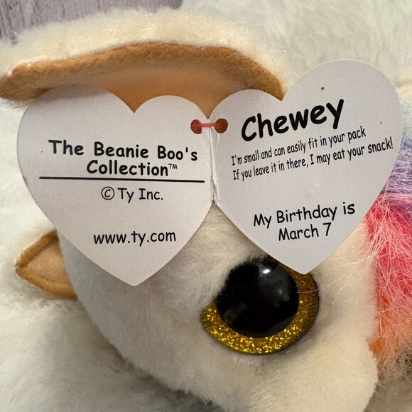 Chewey TY Beanie Boos Chihuahua 2021 Plush Stuffie Dog (SKU: 246TO) - Picture 7 of 12